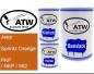 Preview: Jeep, Sprintz Orange, PKP / NKP / 562: 500ml Lackdose + 500ml Klarlack + 250ml Härter - Set, von ATW Autoteile West.